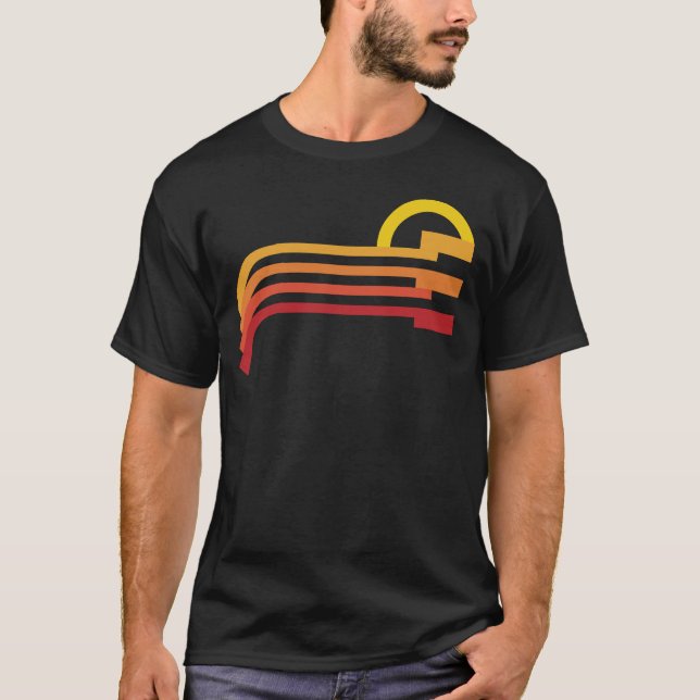 Camiseta Retro de Sunset (Anverso)