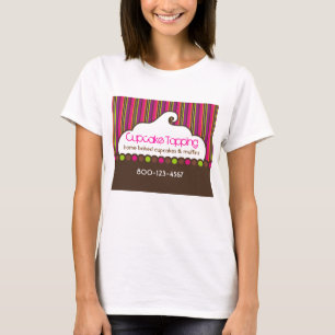 Camiseta Retro de Topping de Cupcake