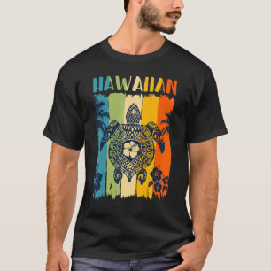 Camiseta Retro de tortuga marina Hawaii Familia de coincide