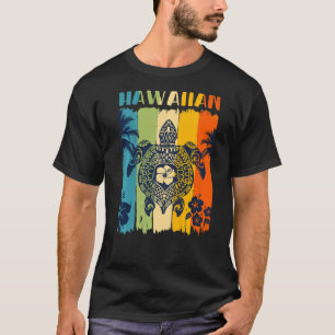 Camiseta Retro de tortuga marina Hawaii Familia de coincide