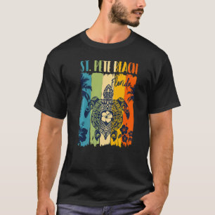 Camiseta Retro de tortuga marina San Pedro Playa Florida Va