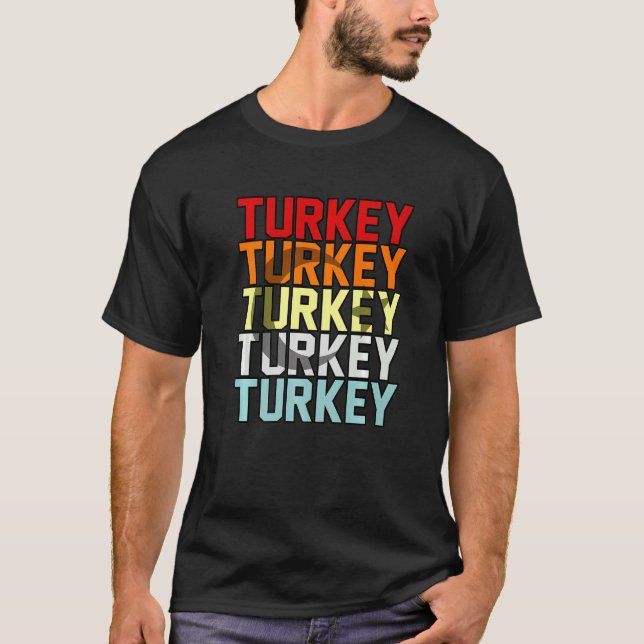 Camiseta Retro de Turquía (Anverso)