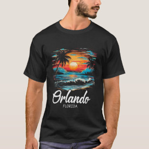 Camiseta Retro de vacaciones familiares al atardecer Florid