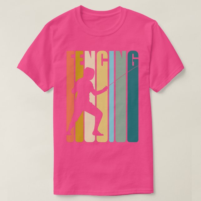 Camiseta Retro de vallado (1) (Diseño del anverso)