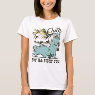 Camiseta Retro De Verano De Raccoon