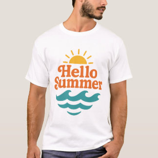 Camiseta Retro De Verano Infierno - Vintage Beach 