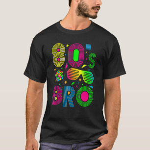 Camiseta Retro de vestir Fiesta de Bro Ochenta para hombres