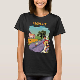 Camiseta Retro de Viaje a la Lavanda de Provenza F
