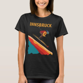 Camiseta Retro de Viaje a la Pista de Esquí de Inn