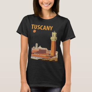 Camiseta Retro de Viaje a la Torre de Toscana Ital