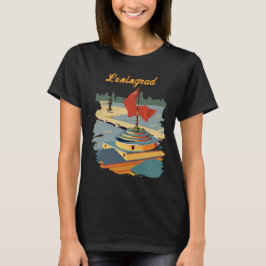 Camiseta Retro de Viaje a Leningrado Rusia
