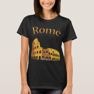 Camiseta Retro de Viaje Coliseo de Roma Italia