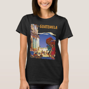 Camiseta Retro de Viaje Guatemala Maya