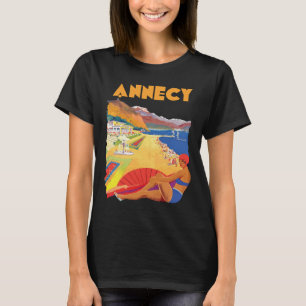 Camiseta Retro de Viaje por el Lago Alpino de Anne