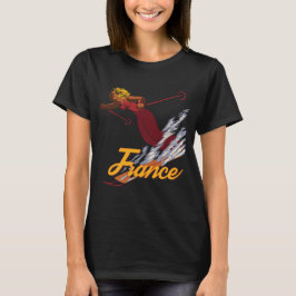 Camiseta Retro de Viajes de Deportes de Invierno d