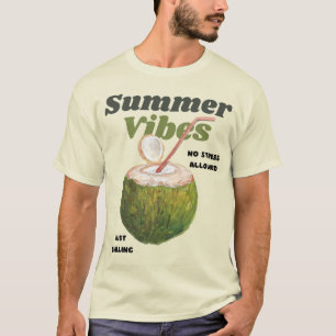 Camiseta Retro de vibraciones de verano
