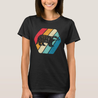 Camiseta Retro de vida salvaje animal Honey Badger