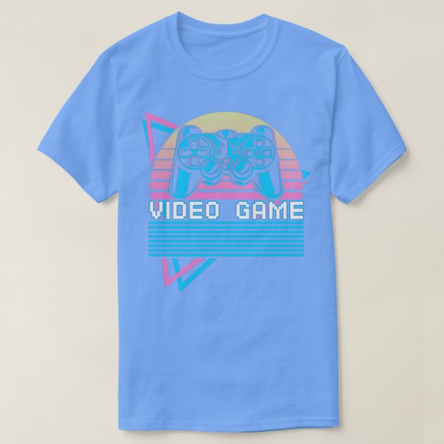 Camiseta Retro de videojuegos de videojuegos (Diseño del anverso)