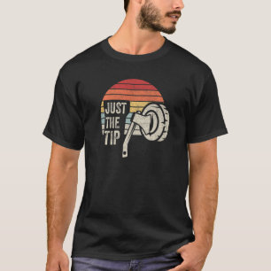 Camiseta Retro De Vintage De Arrojar Ax Sólo La Punta