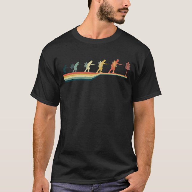 Camiseta Retro De Vintage De Golf De Disco (Anverso)
