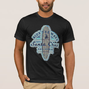 Camiseta Retro de Vintage de Surfing de Santa Cruz