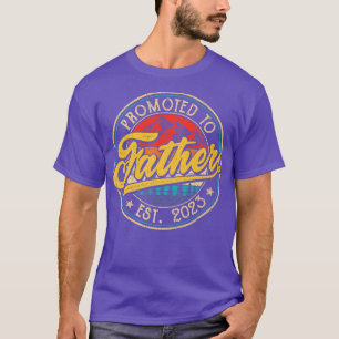 Camiseta Retro De Vintage Hombres Promocionado Al Padre Est