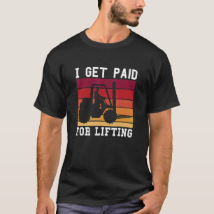 Camiseta Retro De Vintage Me Pagan Por Levantar La Autopist