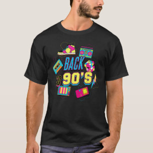 Camiseta Retro de vuelta al diseño gráfico de los años 90