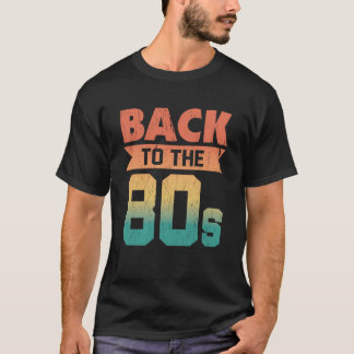 Camiseta Retro De Vuelta Al Retro 80 De La Vintage Distress