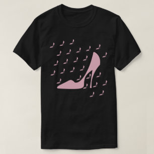 Camiseta Retro de Zapato de Tacón Alto