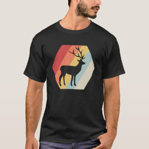 Camiseta Retro Deer Vintage Hunter Forest Hunter Deer