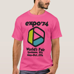 Camiseta Retro Defunct Expo 74 Worlds Fair Spokane Washingt