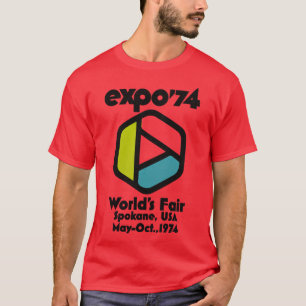 Camiseta Retro Defunct Expo 74 Worlds Fair Spokane Washingt
