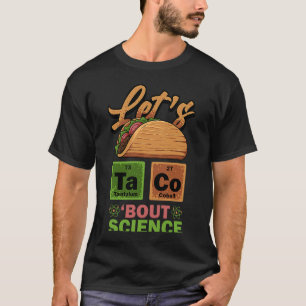 Camiseta Retro deja a taco 'Bout Science Pun Wordplay Scien