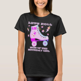Camiseta Retro Deja Patinar La Neón De La Tripulación Rosa