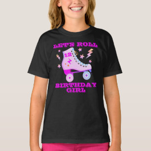 Camiseta Retro Dejamos Patinar A La Neón De Patinaje Sobre