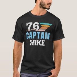 Camiseta Retro del Capitán 76 Personalizada de Cum