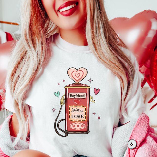 Camiseta retro del Día de San Valentín personaliza (Subido por el creador)
