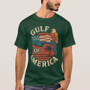 Camiseta Retro Del Golfo De América