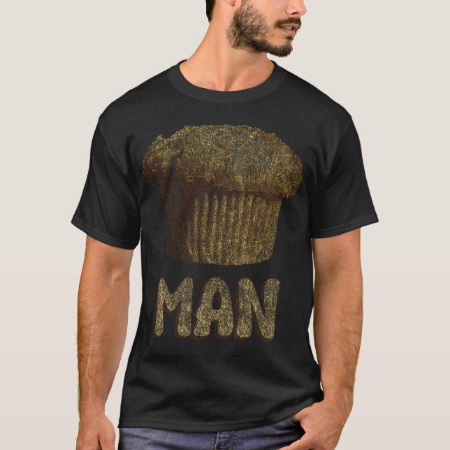 Camiseta Retro del hombre de muffin (Anverso)