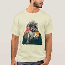 Camiseta Retro del jugador de fútbol americano pue