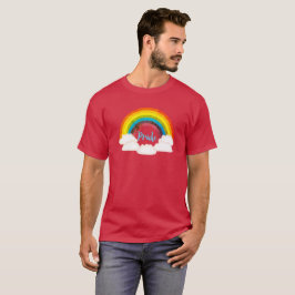 Camiseta Retro del Orgullo Arcoiris