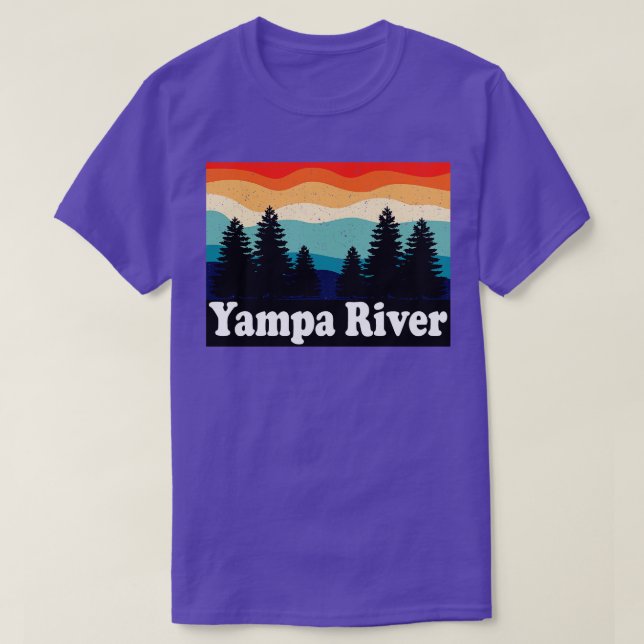 Camiseta Retro del río Yampa (Diseño del anverso)