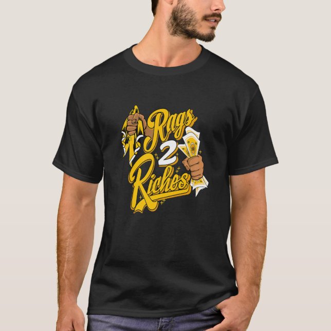 Camiseta Retro Del Sol 13s Tee Streetwear Rag 2 Riches 13 D (Anverso)