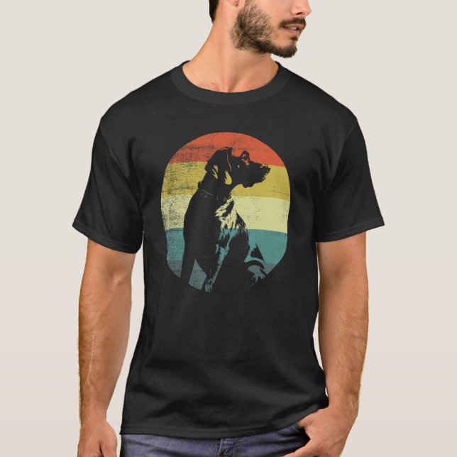 Camiseta Retro Design English Foxhound Dog (Anverso)