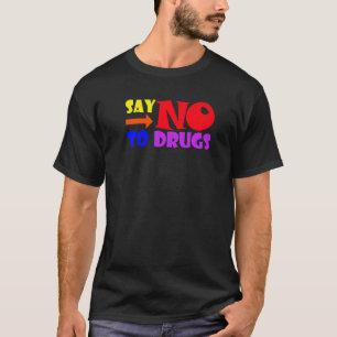 Camiseta Retro Di No A Las Drogas