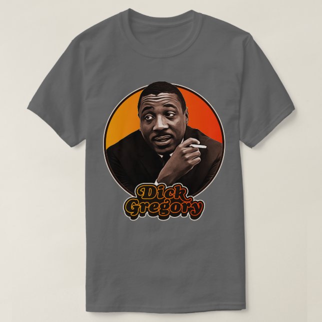 Camiseta Retro Dick Gregory Tributo (Diseño del anverso)