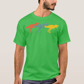 Camiseta retro dinosaurio trex vintage angustiado