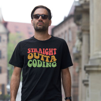 Camiseta Retro directo fuera de la codificación