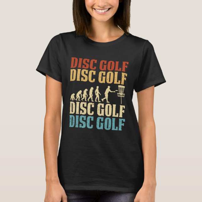 Camiseta Retro Disc Golf Player Golfing Lover Golfer Sports (Anverso)